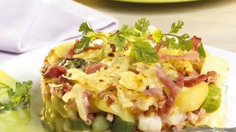 Espàrrecs gratinats