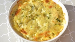 Gratinat de carabassó amb patates