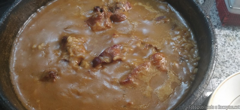 Arròs caldós de conill