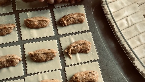 Canelons de verdures i ceps