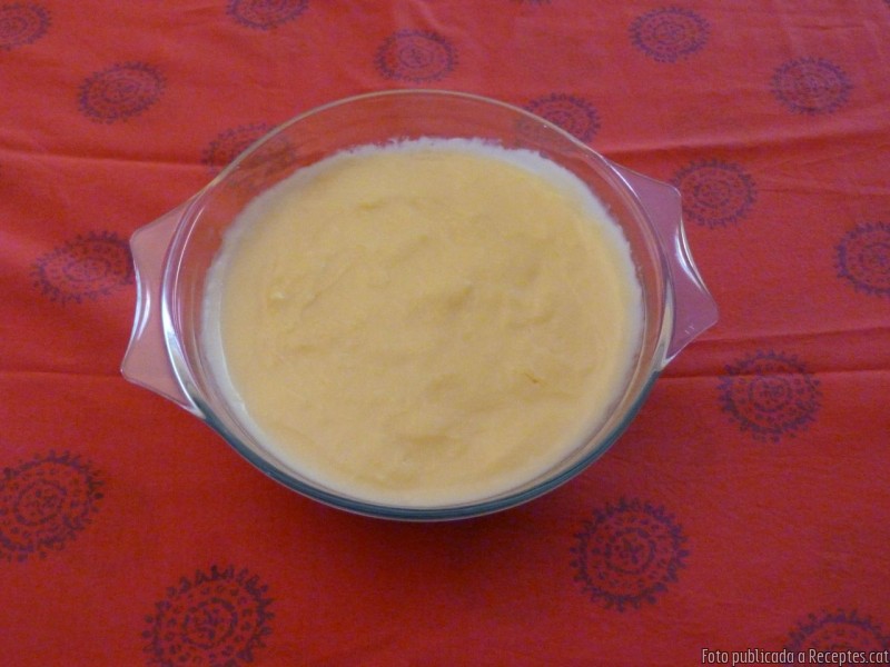 Crema pastissera amb gust de cafè