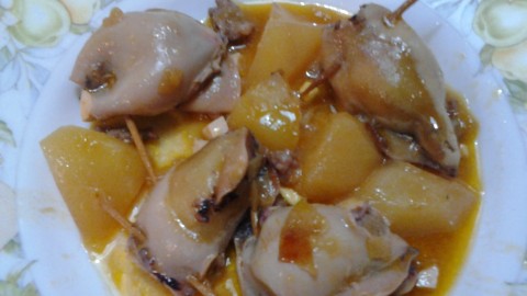 Calamarcets farcits amb patates