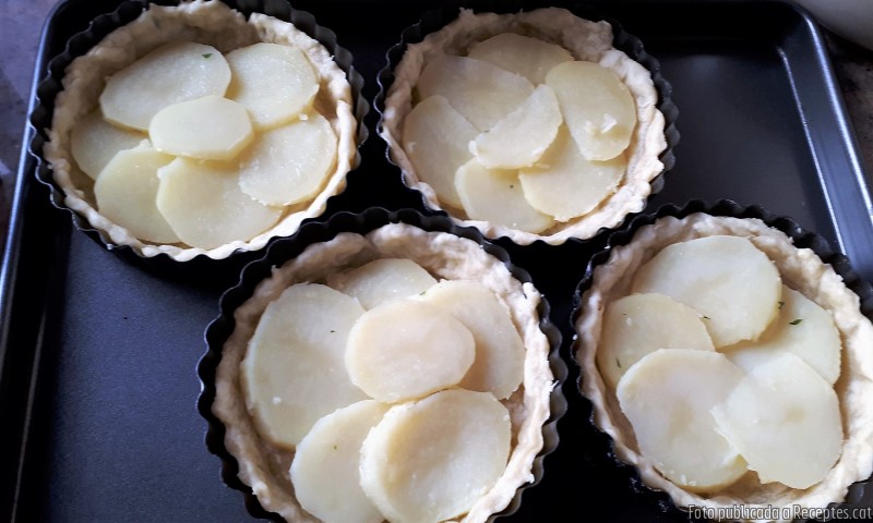 Pastissets de patata i bolets