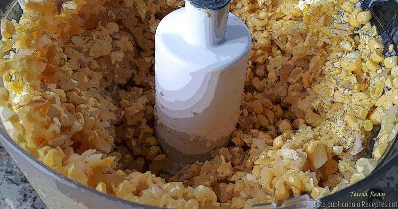 Pastis de blat de moro amb amanida de remolatxa i poma