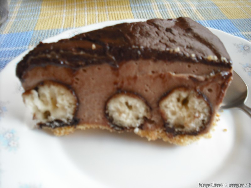 Pastis de donetes de xocolata sense forn