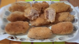 Recepta de cuina de Croquetes de pernil fàcils