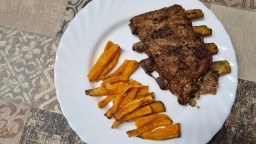 Recepta de cuina de Costellar de porc al forn amb boniato