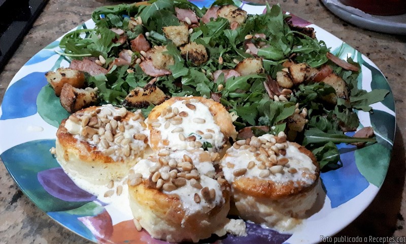 Formatge ricotta al forn
