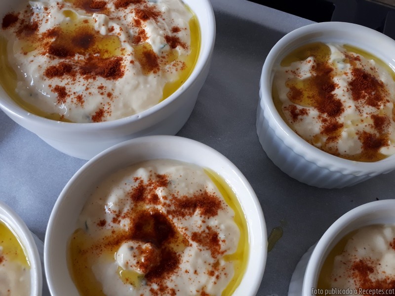 Formatge ricotta al forn