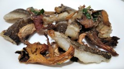 Bacallà amb camagrocs a la fregidora d'aire