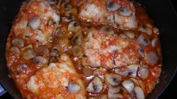 Recepta de cuina de Bacallà amb xampinyons