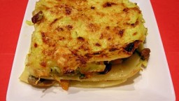 Recepta de cuina de Lassanya  primavera  al  pesto