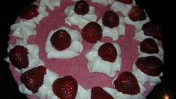 Mousse de maduixes