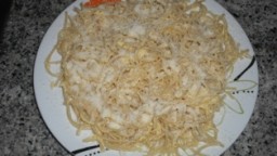 Recepta de cuina de Espaghetis amb ou