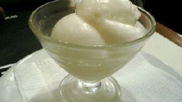 Recepta de cuina de Sorbet de llimona
