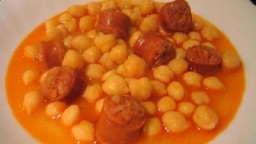 Recepta de cuina de Cigrons amb xocolata