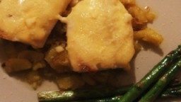 Recepta de cuina de Bacallà amb peus de porc desossats