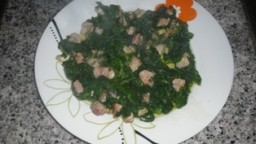 Recepta de cuina de Espinacs amb cansalada