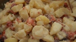 Recepta de cuina de Pop amb patates i allioli