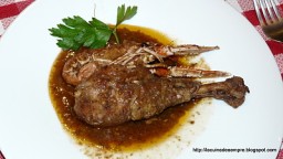 Recepta de cuina de Pollastre amb escamarlans