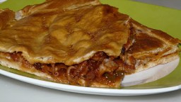 Recepta de cuina de Empanada gallega de pop i llom