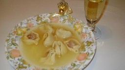 Recepta de cuina de Sopa de Nadal amb galets farcits
