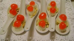 Recepta de cuina de Culleretes de formatge fresc amb cireres confitades