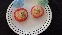 Recepta de cuina de Tomàquets farcits de marisc