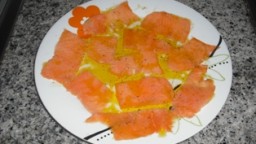 Recepta de cuina de Carpaccio de salmó amb llima
