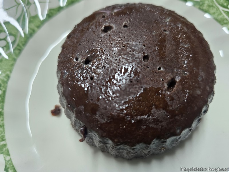 Coulants de xocolata 100% amb Cointreau