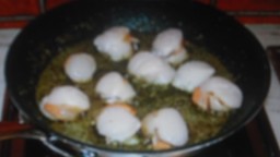 Recepta de cuina de Vieires amb mantega d'all