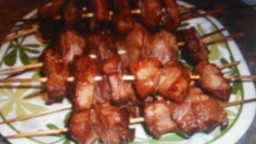 Recepta de cuina de Brocheta de porc adobat