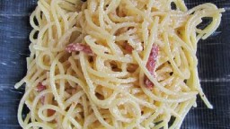 Recepta de cuina de Espaguetis a la carbonara