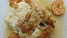 Recepta de cuina de Lluç a la biscaïna amb llagostins