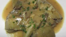 Recepta de cuina de Carxofes amb salsa verda