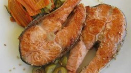 Recepta de cuina de Salmó a la planxa