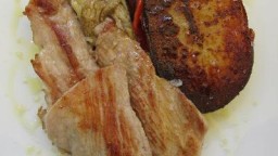 Recepta de cuina de Secret de porc ibèric a la planxa amb escalivats