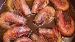 Recepta de cuina de Gambes al forn amb all i julivert