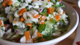 Ceviche de pescado