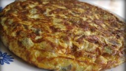 Recepta de cuina de Truita de camagrocs al perfum de romaní