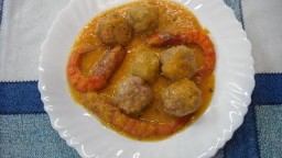 Recepta de cuina de Mandonguilles amb gambes