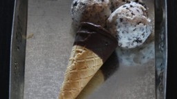 Recepta de cuina de Gelat de stracciatella