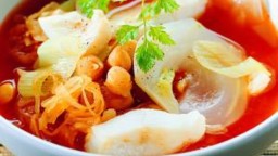 Recepta de cuina de Sopa de peix amb xucrut