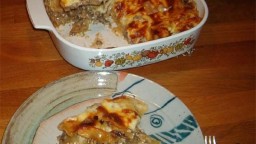 Recepta de cuina de Lasanya de xampinyons amb salsa de llimona