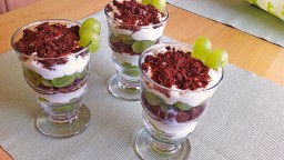 Recepta de cuina de Postres amb  raïm