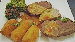 Recepta de cuina de Chateaubriand amb salsa de cafè  (Cocció amb la Tecnica a Baixa Temperatura)