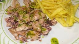 Recepta de cuina de Xipirons congelats  saltejats