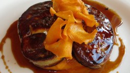 Recepta de cuina de Foie fresc d’ànec amb crema de moniato