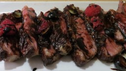 Recepta de cuina de Magret d'ànec amb fruits del bosc