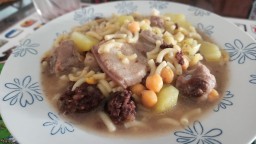 Recepta de cuina de Escudella barrejada i carn de olla